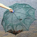 Folding Crab Trap Net Fishing Cage for Crabbing Shrimp Bait Catch