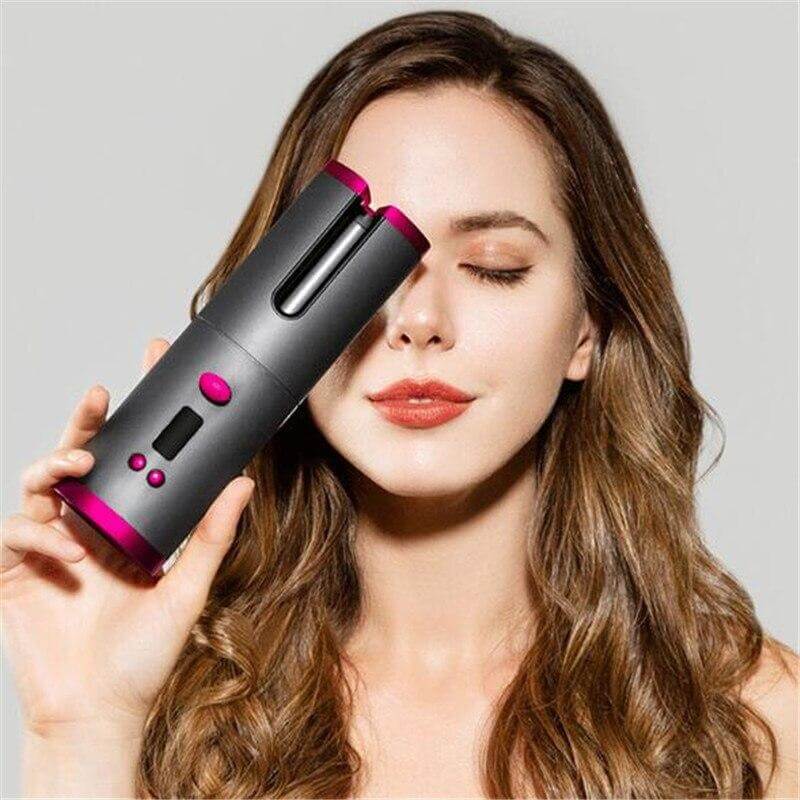 Cordless Curling Iron Hair Curler Styling Tool