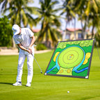 Golf Practice Arena Mat for Home Training and Swing Practice