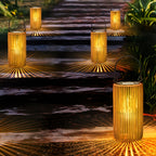 Solar Hanging Lantern Set Outdoor Waterproof LED with Automatic Switch