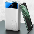 50000mAh Portable Power Bank Mobile Battery Charger