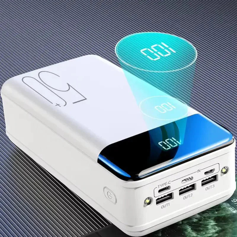 50000mAh Portable Power Bank Mobile Battery Charger