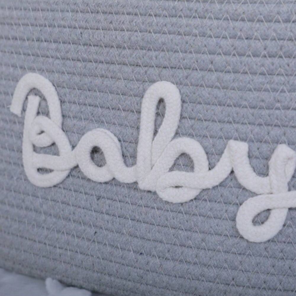 Baby Storage Organizer Basket with Rope Handle