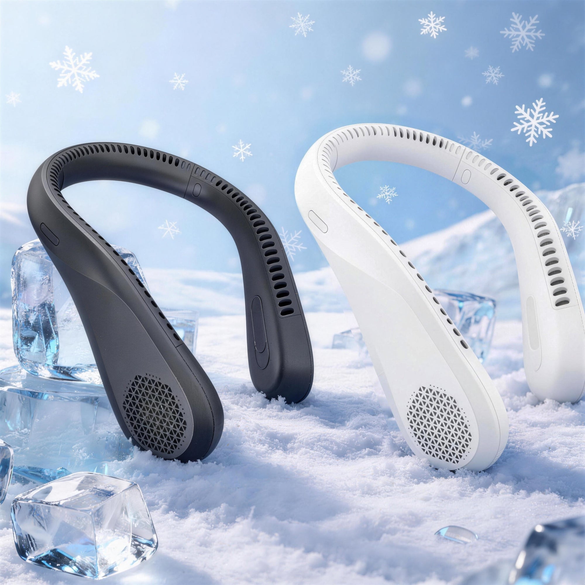 Bladeless Portable Rechargeable Hands Free Neck Cooling Fan