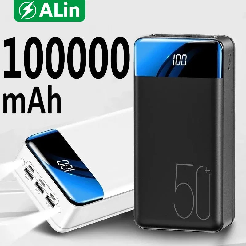 50000mAh Portable Power Bank High Capacity Fast Charging