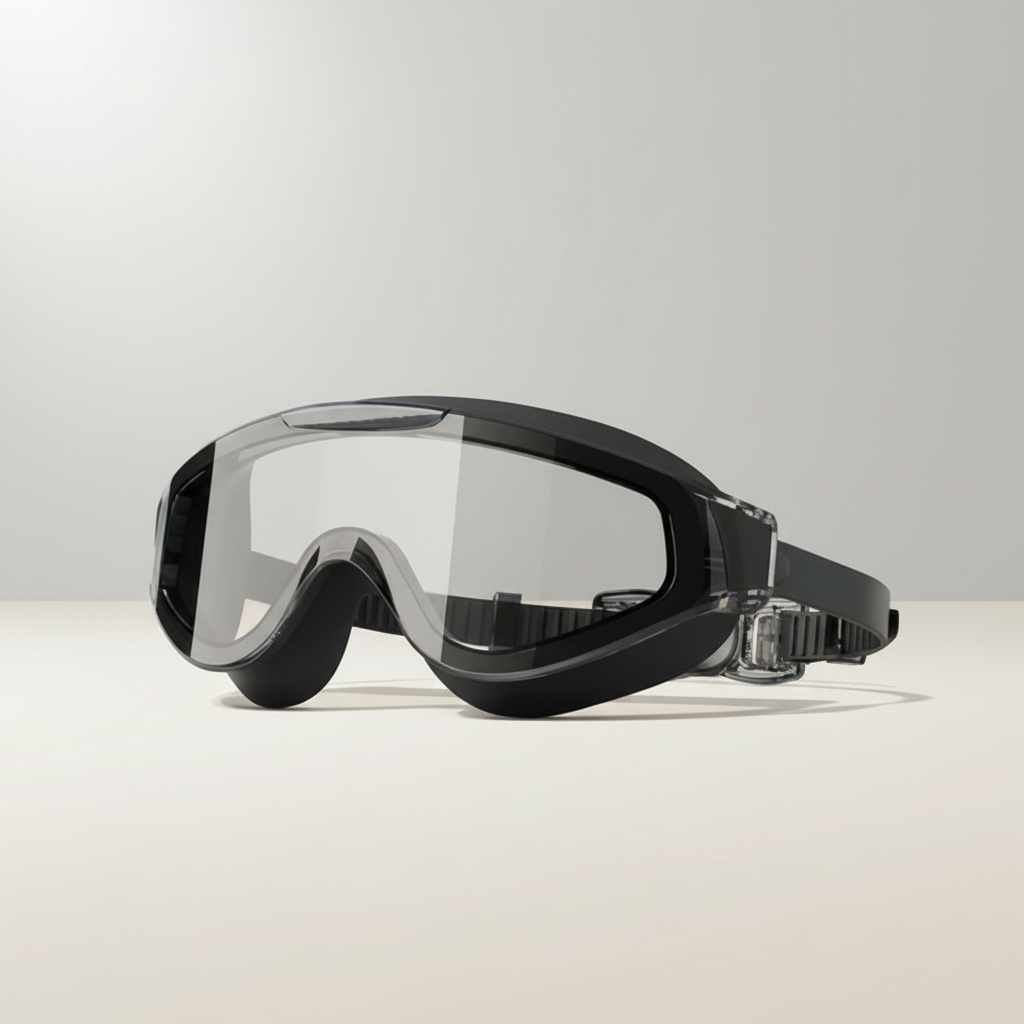 Swimming Goggles Adult Waterproof Anti Fog HD Lens Oval Shape