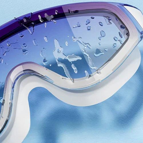 Swimming Goggles Adult Waterproof Anti Fog HD Lens Oval Shape