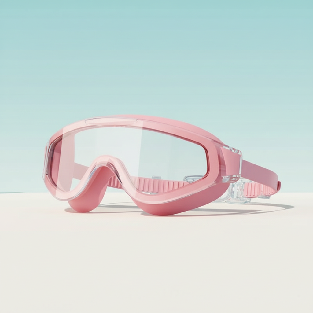 Swimming Goggles Adult Waterproof Anti Fog HD Lens Oval Shape