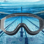 Swimming Goggles Adult Waterproof Anti Fog HD Lens Oval Shape