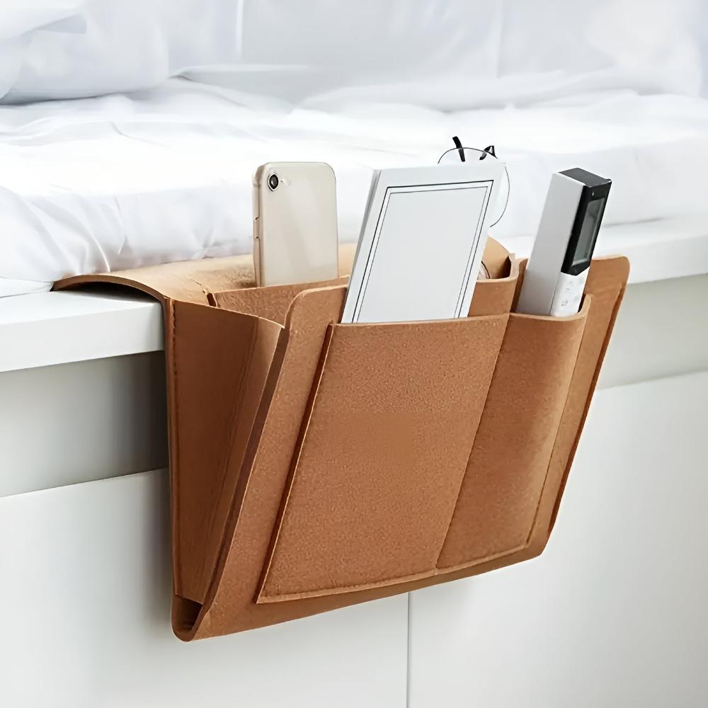 Bedside Storage Organizer Caddy Pouch All in One Organizer