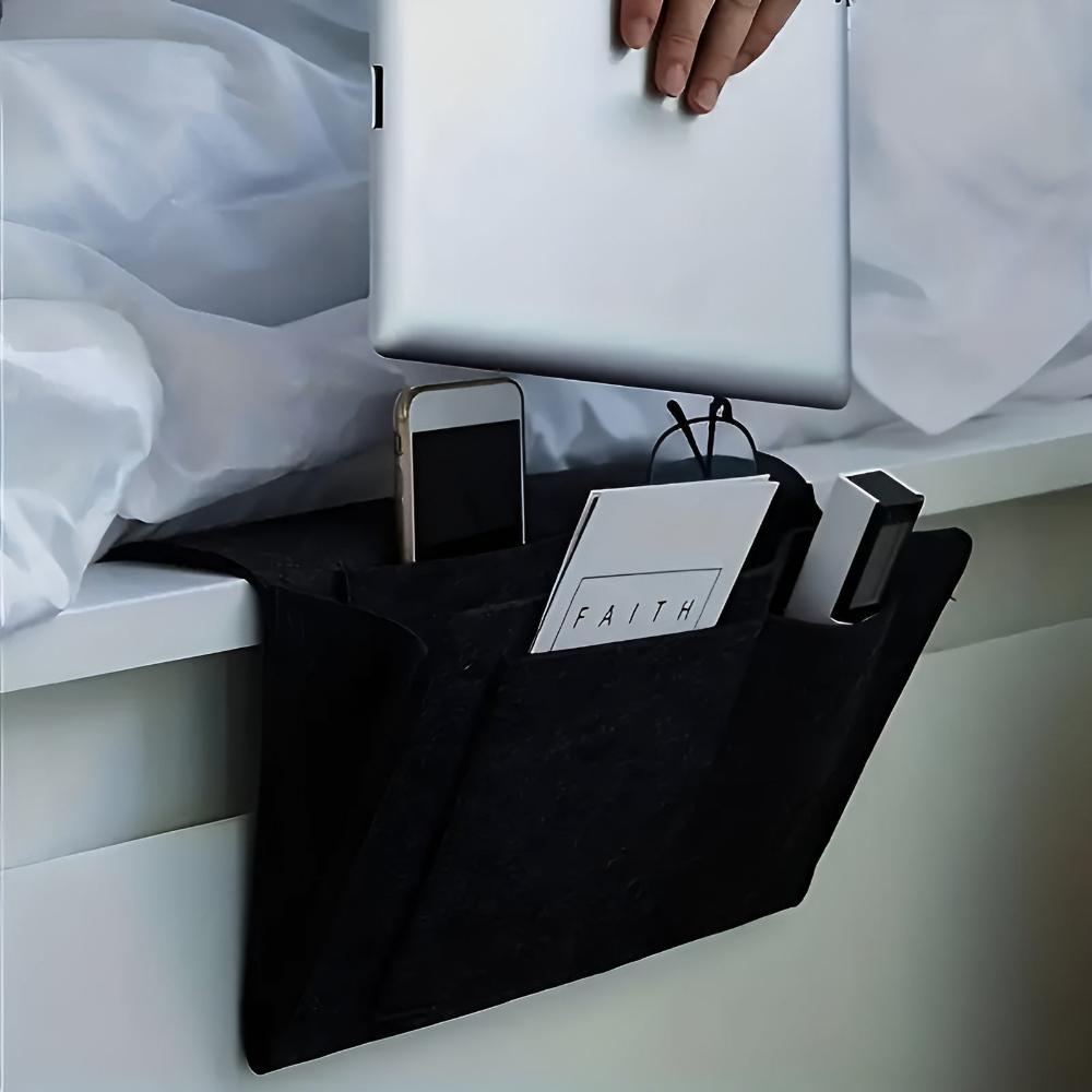 Bedside Storage Organizer Caddy Pouch All in One Organizer
