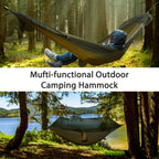 Double Camping Hammock with Mosquito Net Outdoor Sleeping Bed