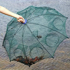 Folding Crab Trap Net Fishing Cage for Crabbing Shrimp Bait Catch