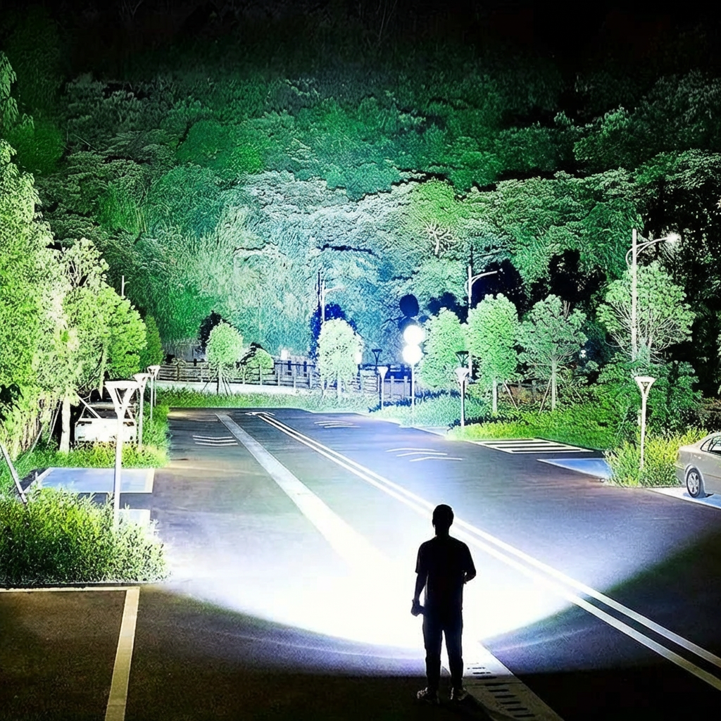 LED Flashlight Torch Handheld Bright Portable Light