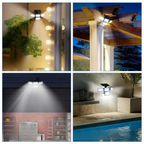 Solar LED Motion Sensor Floodlight Outdoor Wall Mount