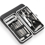 Nail Clipper Manicure Set 19 Pieces Stainless Steel Grooming Kit