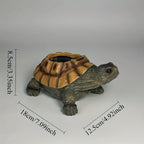 Turtle Shaped Resin Succulent Planter Pot for Small Plants and Cacti