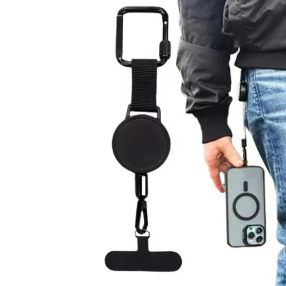 Retractable Phone Security Holder with Anti Theft Belt Clip