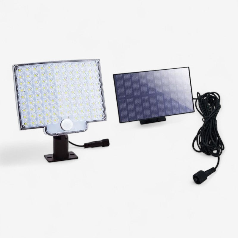 106 LED Solar Motion Sensor Outdoor Wall Mount Security Light