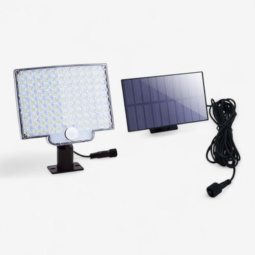 106 LED Solar Motion Sensor Outdoor Wall Mount Security Light