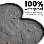 Bone Shaped Silicone Pet Feeding Mat Pet Placemat
