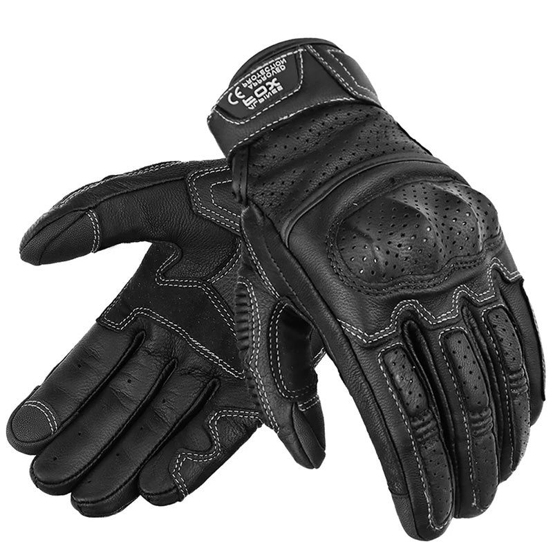 Motorcycle Riding Gloves Retro Style Leather Gloves
