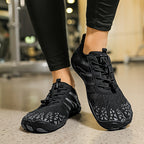 Men Water Sports Mesh Lace Up Quick Dry Athletic Shoes