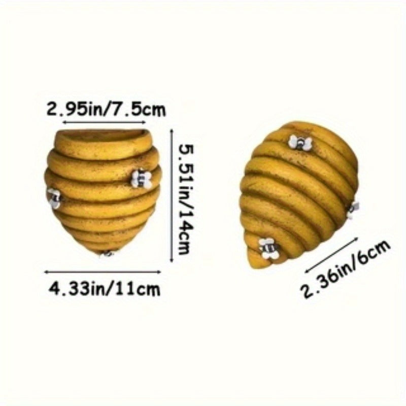 3D Beehive Shaped Wall Mounted Resin Planter Hanging Flower Pot