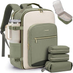 40 Liter Travel Backpack with Packing Cubes Set Backpack Luggage Organizer