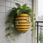 3D Beehive Shaped Wall Mounted Resin Planter Hanging Flower Pot