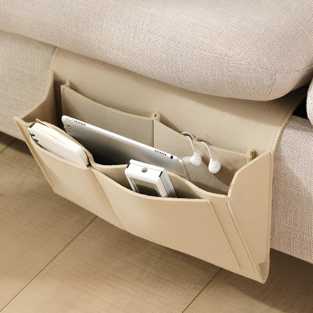 Bedside Storage Organizer Caddy Pouch All in One Organizer