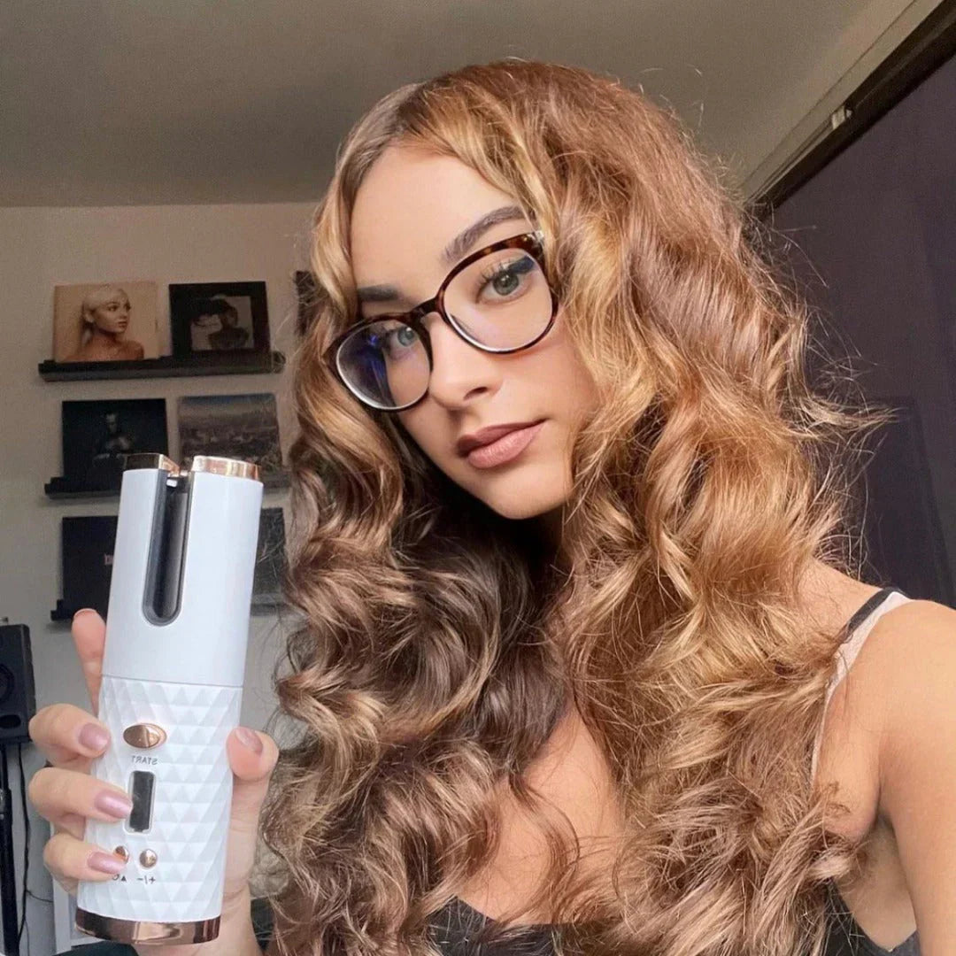 Cordless Curling Iron Hair Curler Styling Tool