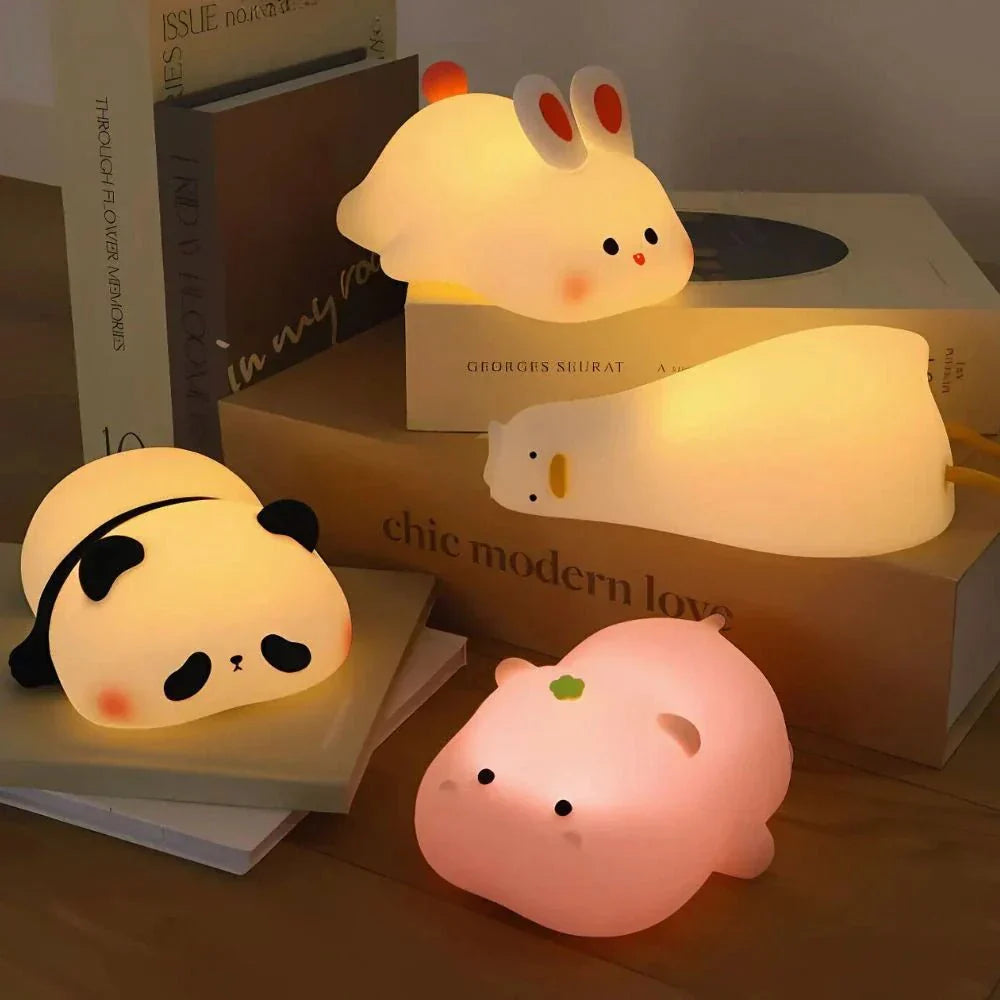 Silicone Rechargeable LED Night Light Table Lamp