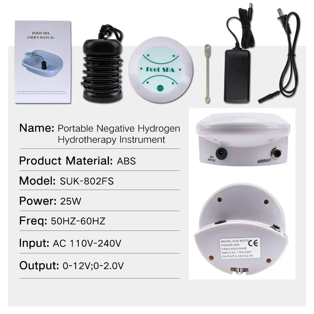 Ionic Detox Foot Bath System Spa Machine for Home Use