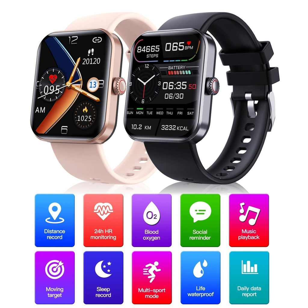 Smartwatch Fitness Tracker Heart Rate Monitor Wristwatch Device