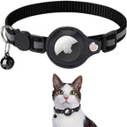 Cat Collar Adjustable Reflective with GPS Tracker Holder Safety Collar