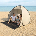 Beach Canopy Tent Portable Outdoor Sun Shade Shelter with Zipper Closure