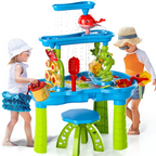 3 Tier Sand and Water Play Table Kids Outdoor Activity Table
