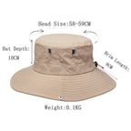 Wide Brim Sun Hat with UV Protection Breathable Outdoor Hat