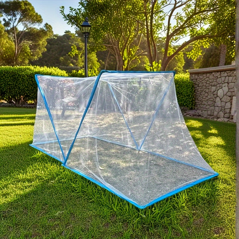 Foldable Arched Plant Protection Tent with Insect Net for Seedling Cultivation