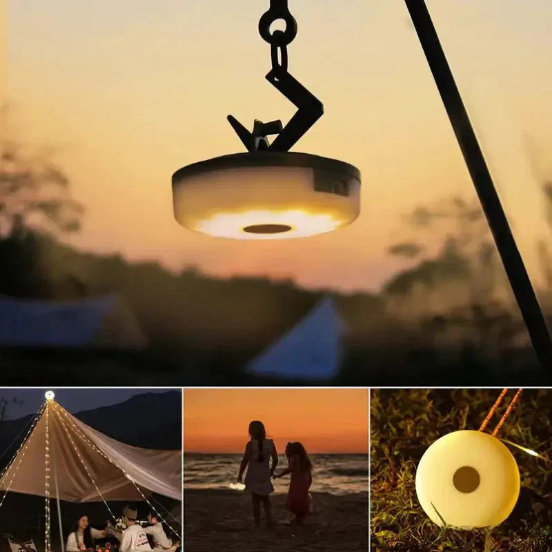 Retractable LED Camping String Lights Portable Outdoor Lantern