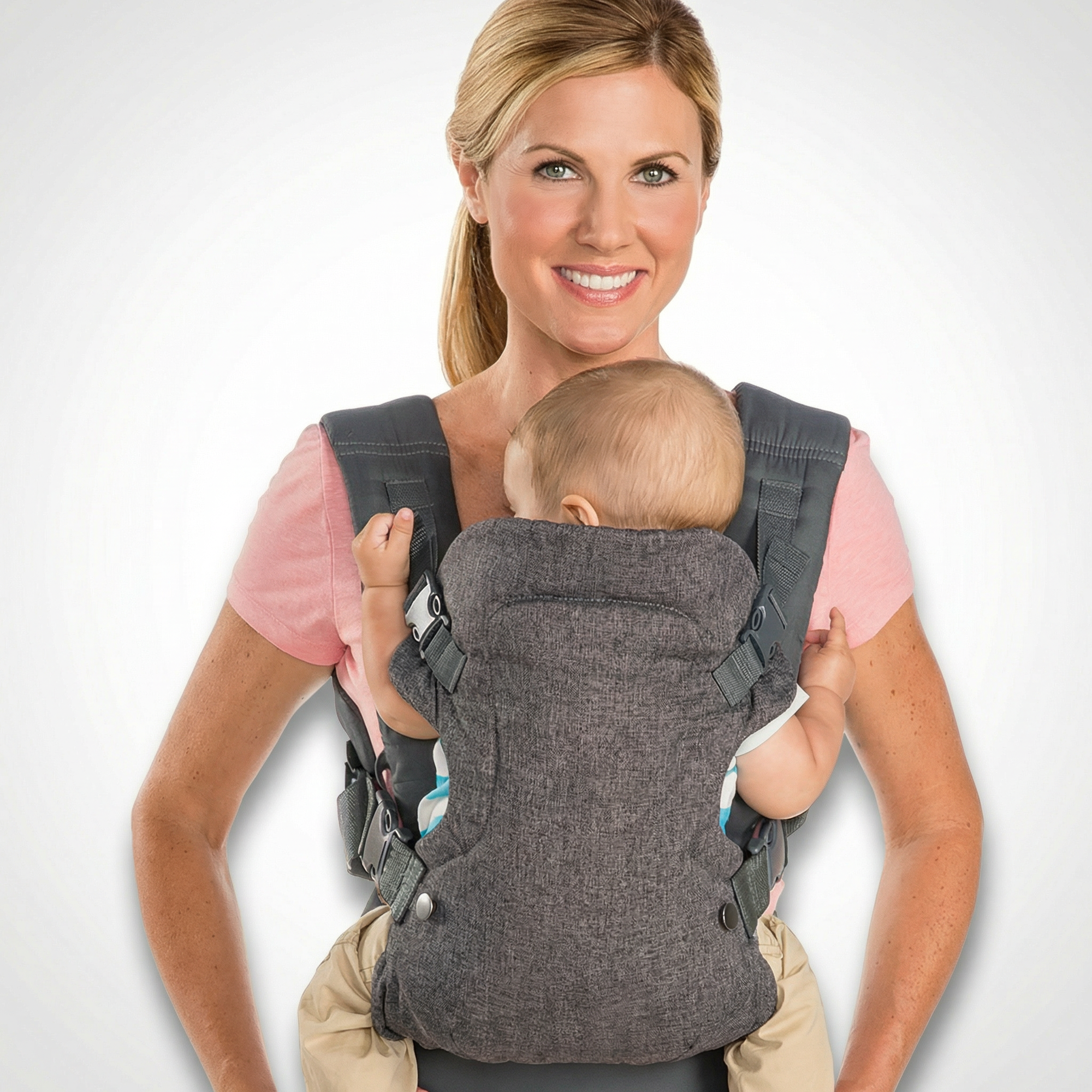 Infant Adjustable Ergonomic Baby Carrier Strap 4 in 1