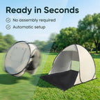 Beach Canopy Tent Portable Outdoor Sun Shade Shelter with Zipper Closure