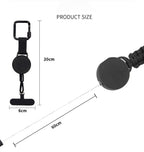 Retractable Phone Security Holder with Anti Theft Belt Clip