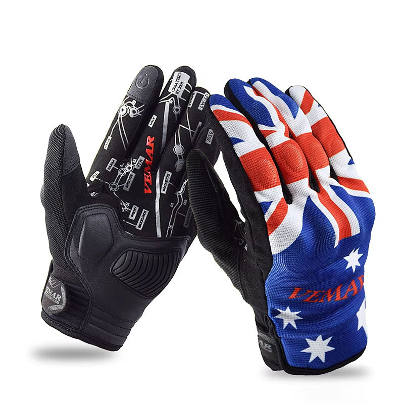 Motorcycle Protective Mesh Gloves Touchscreen Non Slip