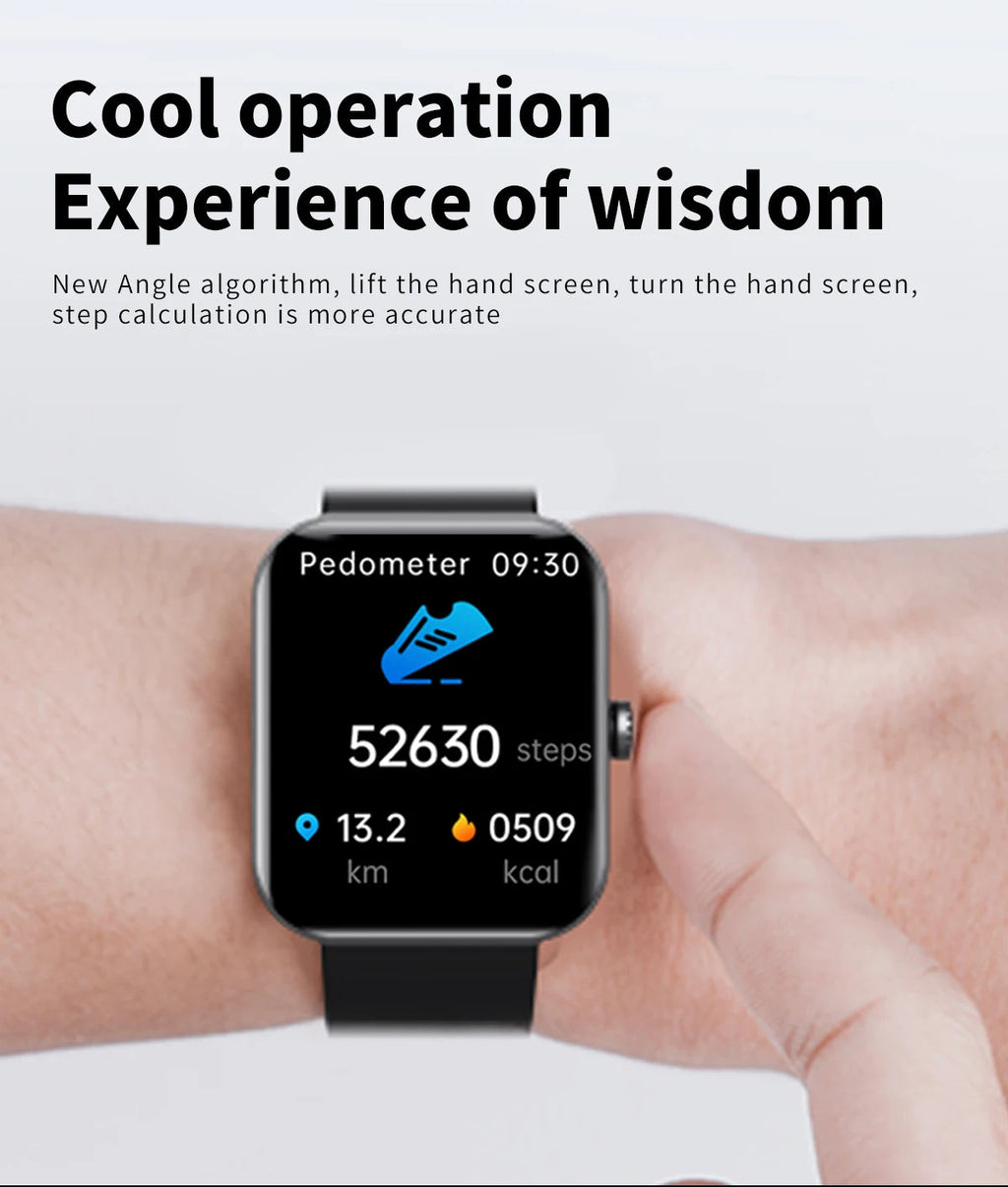 Smartwatch Fitness Tracker Heart Rate Monitor Wristwatch Device
