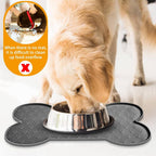 Bone Shaped Silicone Pet Feeding Mat Pet Placemat