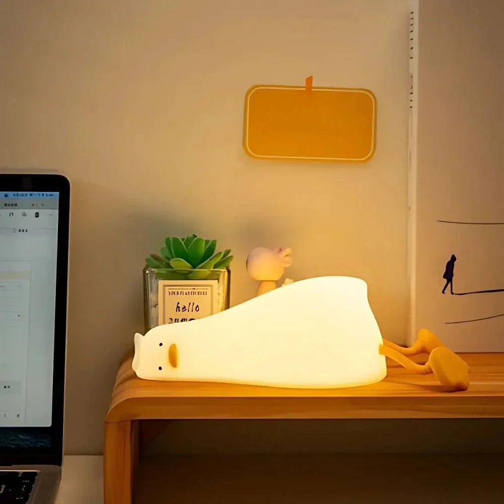 Silicone Rechargeable LED Night Light Table Lamp