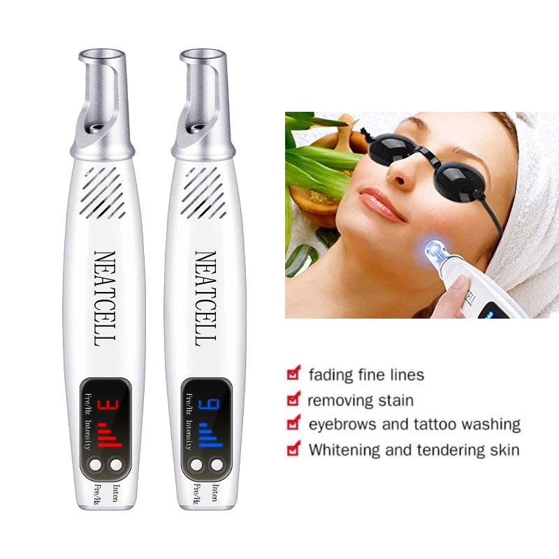 Tattoo Removal Laser Pen Skin Mole Freckle Acne Removal Device