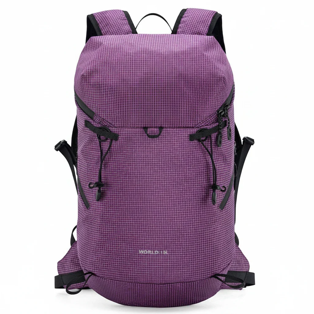 15 Liter Lightweight Hiking Backpack Waterproof Travel Bag Large Capacity